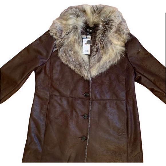SIGRID OLSEN Faux Shearling Spring/Fall Coat 16 XL - New With Tags - Picture 2 of 16